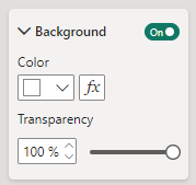 Setting Transparency