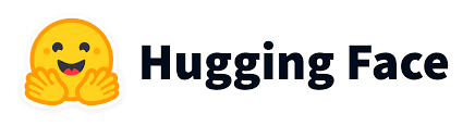 HuggingFace logo - the service I use to access the language model.